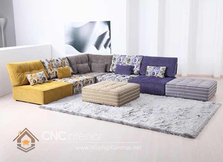Bộ ghế sofa phòng khách đẹp CNC – H35
