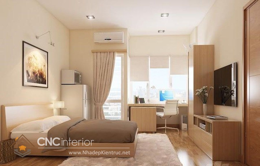 Thiết kế nội thất đẹp với tông xanh mát mẻ cho không gian phòng ngủ CÔNG TY  TNHH THIẾT KẾ & THI CÔNG NỘI THẤT ZEN HOUSE