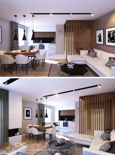 Thiết kế nội thất căn hộ chung cư 70m2 1