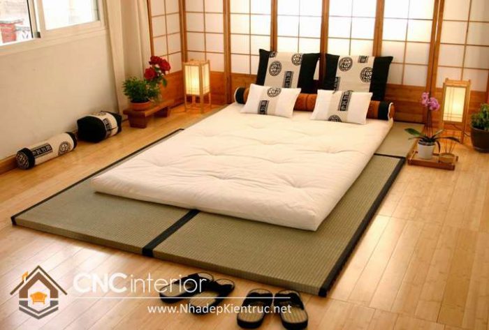 phòng ngủ kiểu Nhật không cần giường (2)
