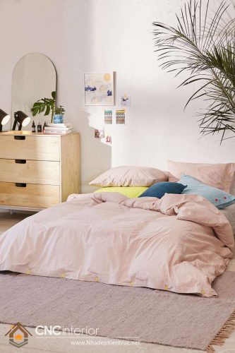 thiết kế phòng ngủ không cần giường (4)