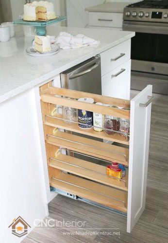 Cách bố trí các ngăn tủ bếp 12